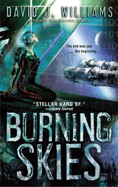 The Burning Skies (The Mirrored Heavens #2) by David J. Williams