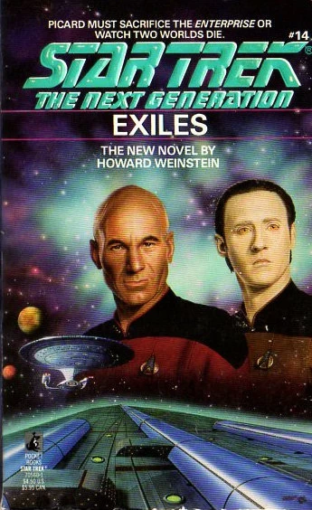 Exiles (Star Trek: The Next Generation (numbered novels) #14) by Howard Weinstein