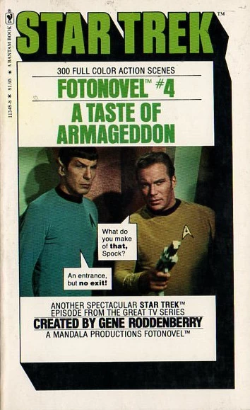 A Taste of Armageddon (Star Trek Fotonovels #4) by Robert Hamner, Gene L. Coon