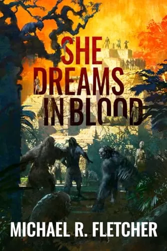 She Dreams in Blood (The Obsidian Path #2) by Michael R. Fletcher