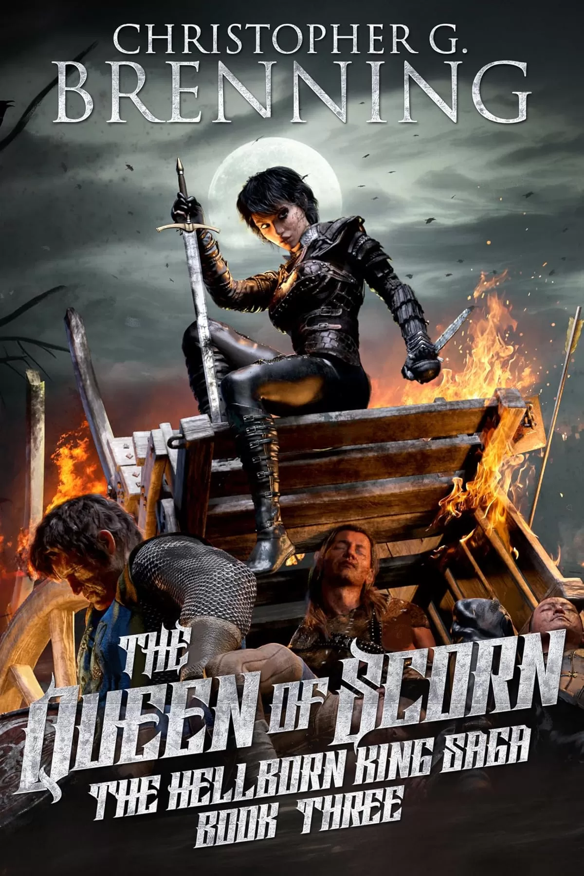 The Queen of Scorn (The Hellborn King Saga #3) by Christopher G. Brenning