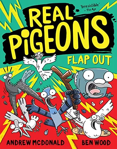 Real Pigeons Flap Out (Real Pigeons #11) by Andrew McDonald