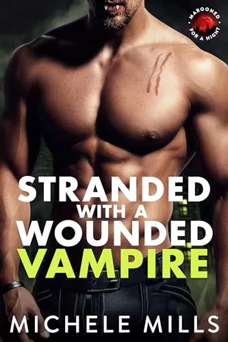 Stranded with a Wounded Vampire (Marooned For A Night #7) by Michele Mills