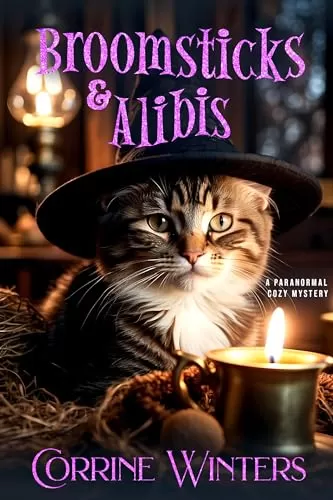 Broomsticks and Alibis (Cats Walking Dogs And Solving Mysteries #7) by Corrine Winters