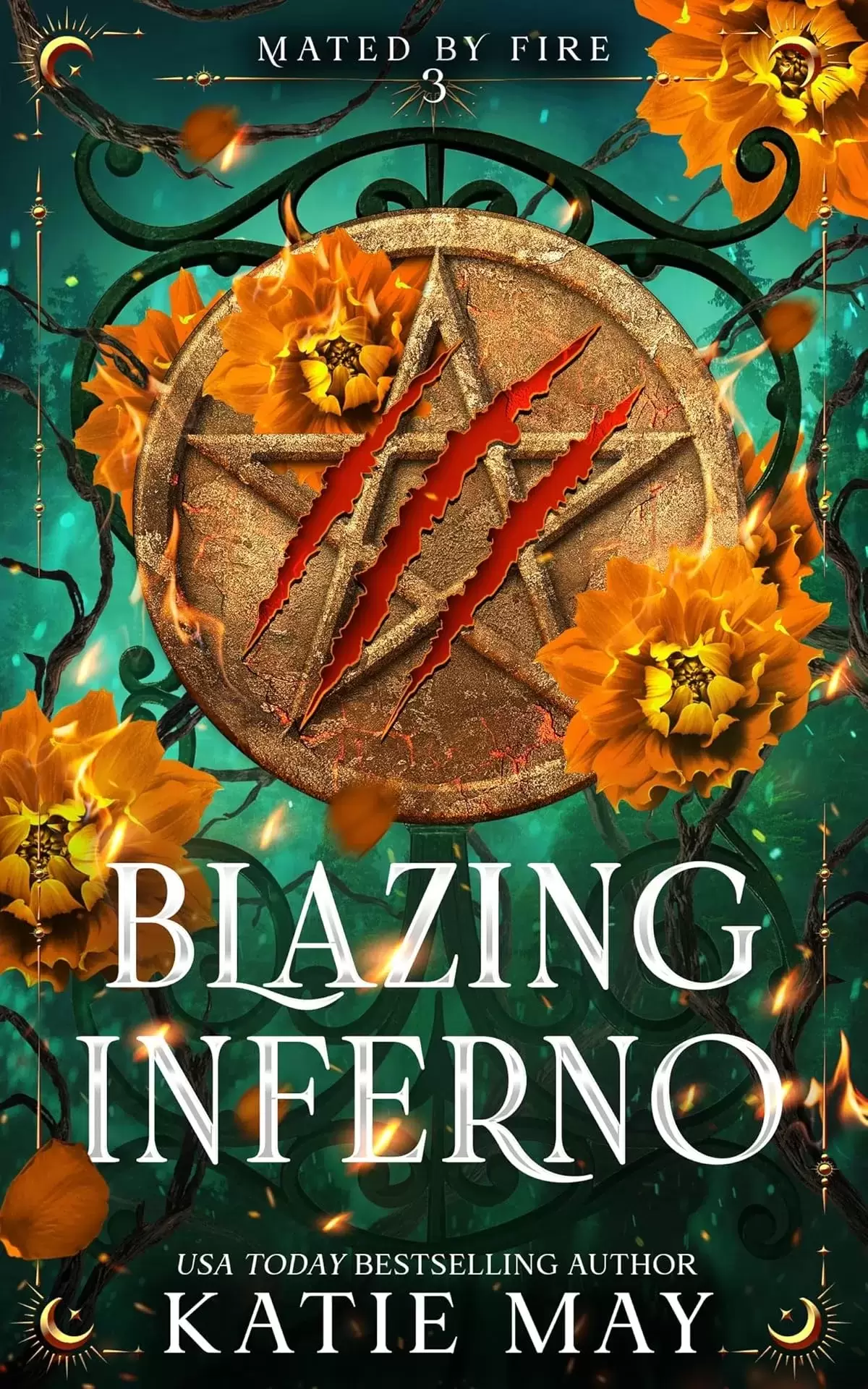 Blazing Inferno (Mated by Fire #3) by Katie May