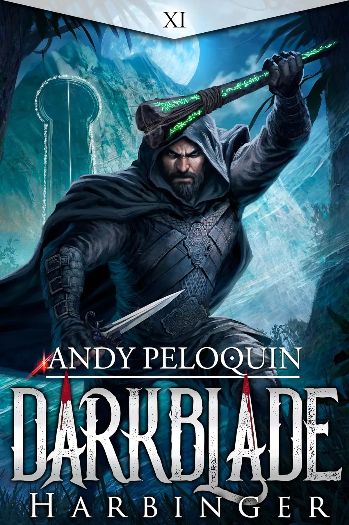 Harbinger: A Dark Epic Fantasy Adventure (Darkblade #11) by Andy Peloquin