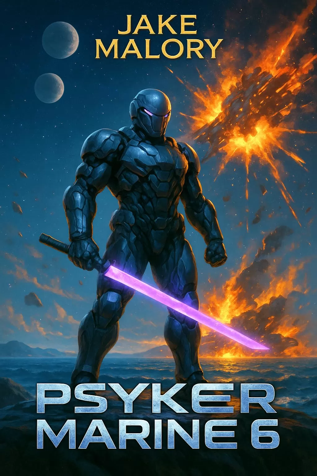 Psyker Marine 6: A Science Fiction LitRPG (Galactic Invasion #6) by Jake Malory