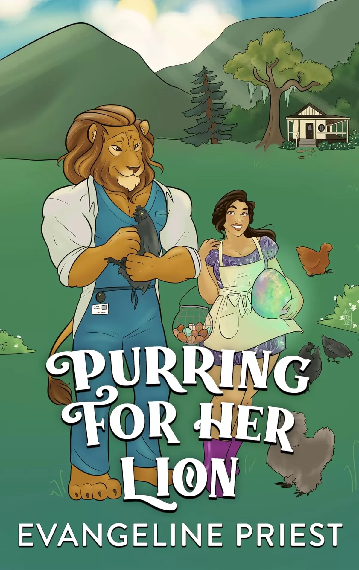Purring for Her Lion (Harmony Glen) by Evangeline Priest