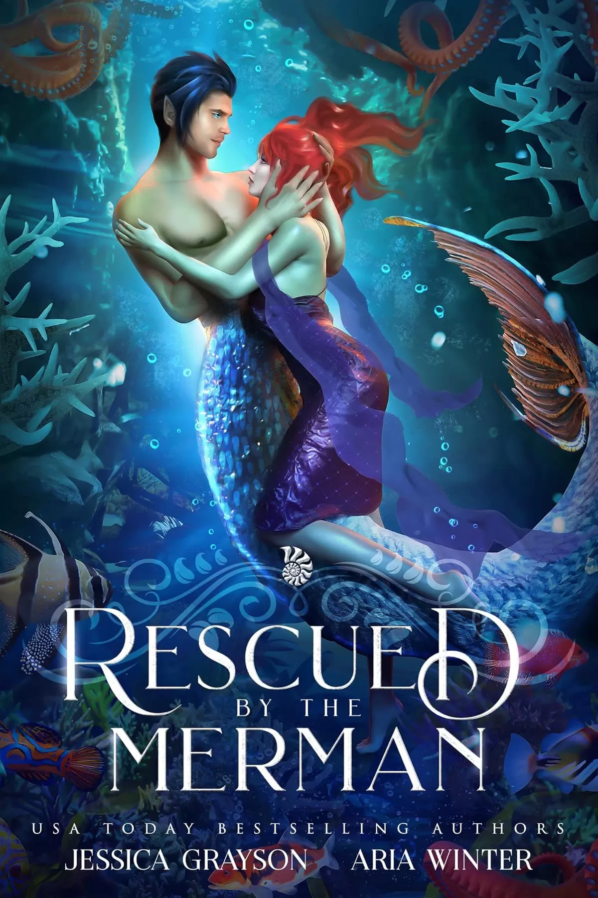 Rescued By The Merman: A Little Mermaid Retelling (Once Upon a Fairy Tale Romance #3) by Jessica Grayson