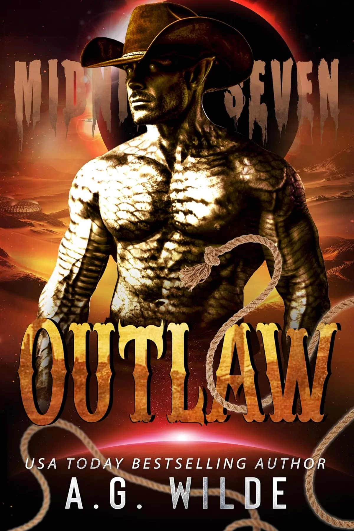 Outlaw: A Sci-fi Alien Romance (The Midnight Seven #1) by A.G. Wilde
