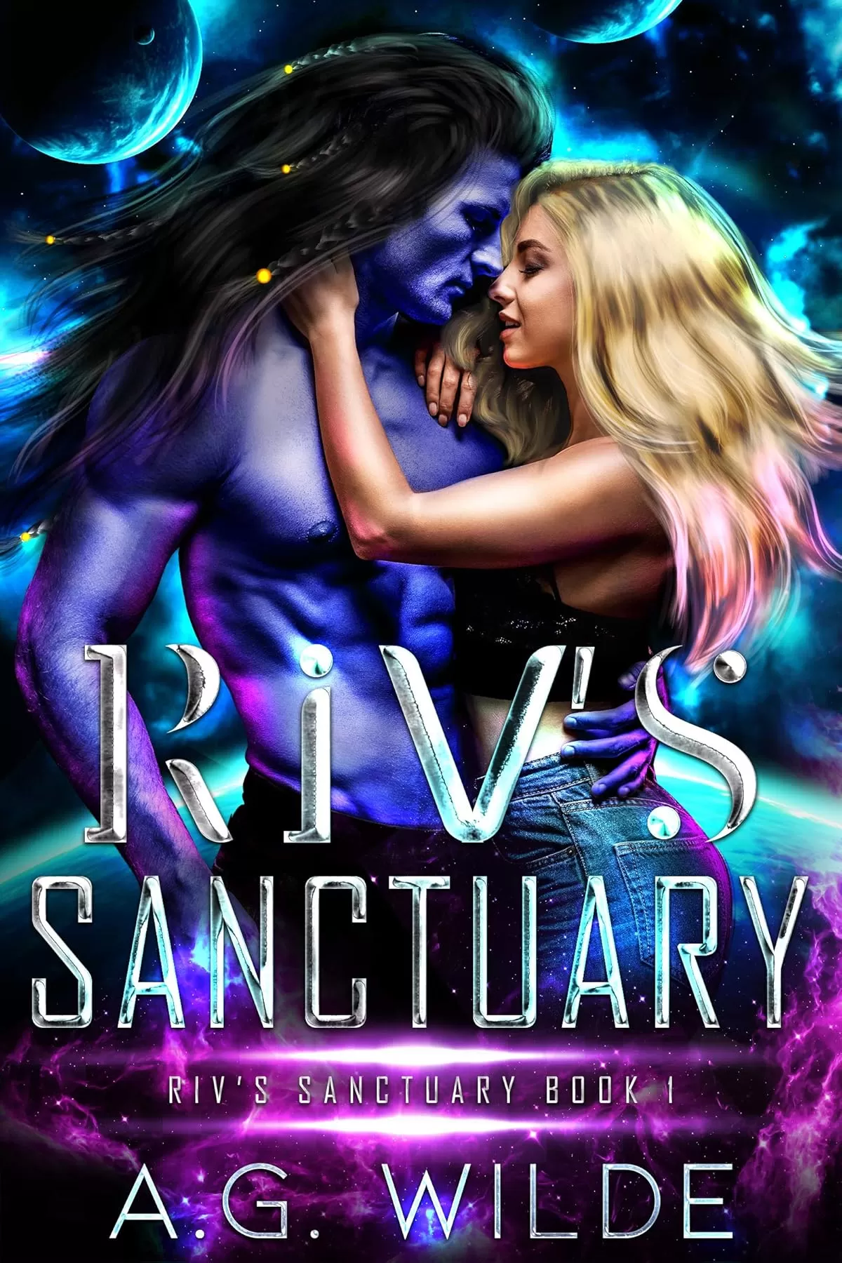 Riv's Sanctuary: A Sci-fi Alien Romance (Riv's Sanctuary #1) by A.G. Wilde