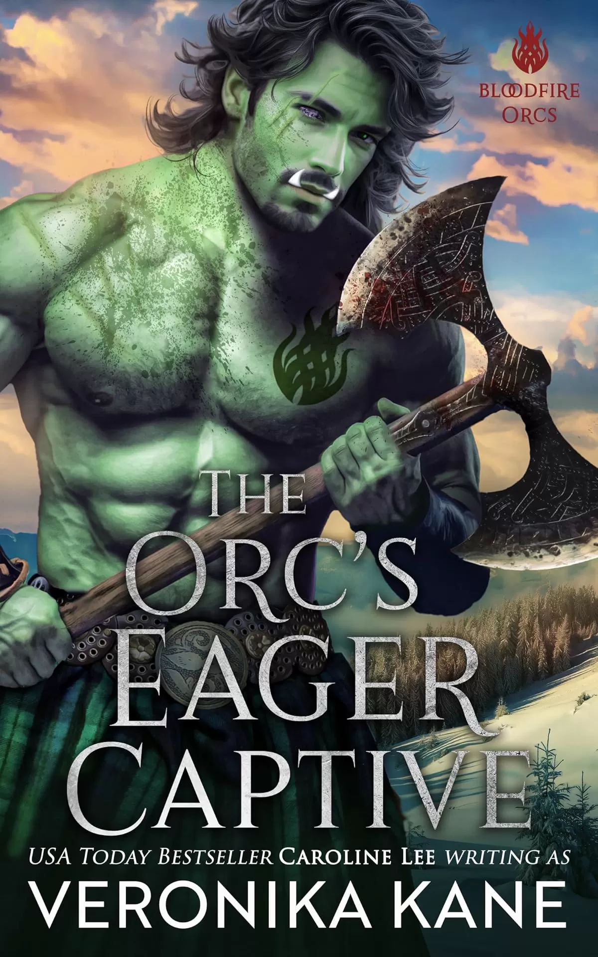 The Orc's Eager Captive (Bloodfire Orcs #4) by Veronika Kane