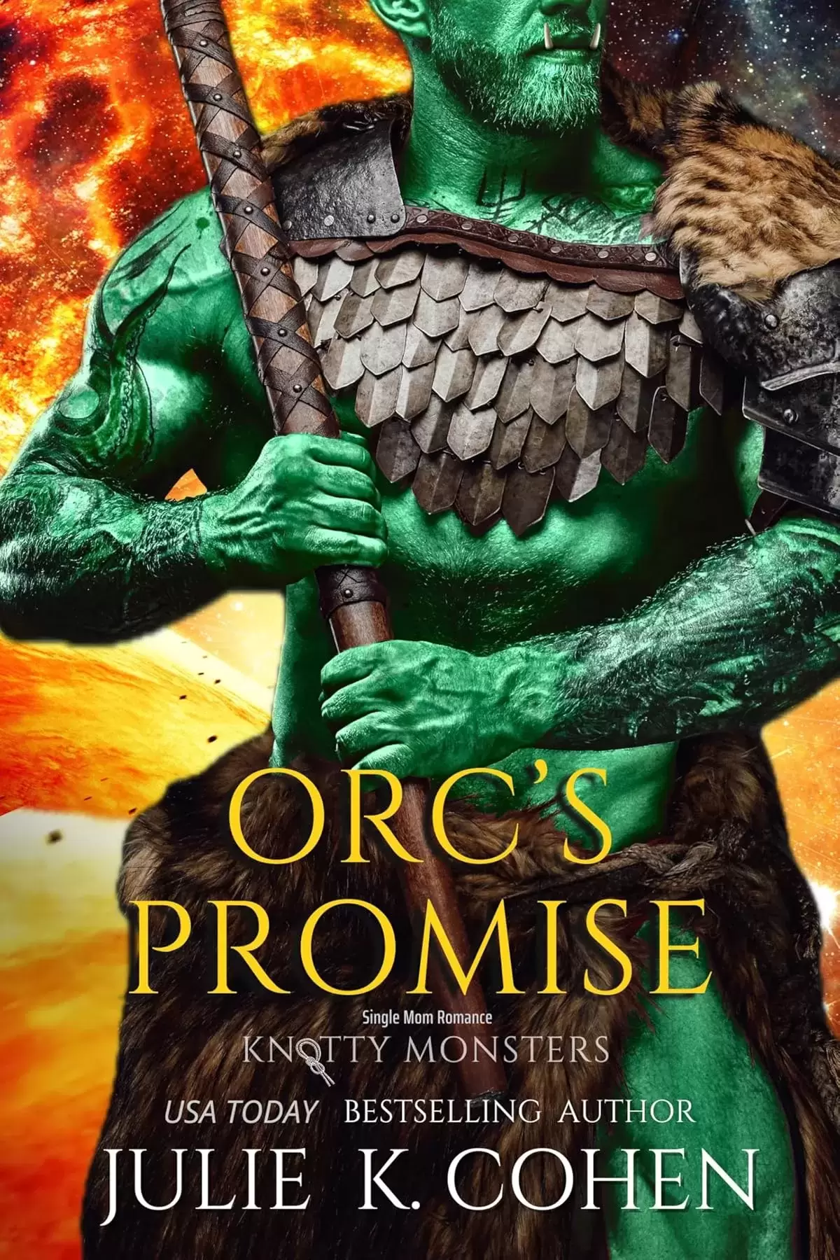 Orc's Promise: Single Mom Romance (Knotty Monsters #3) by Julie K. Cohen