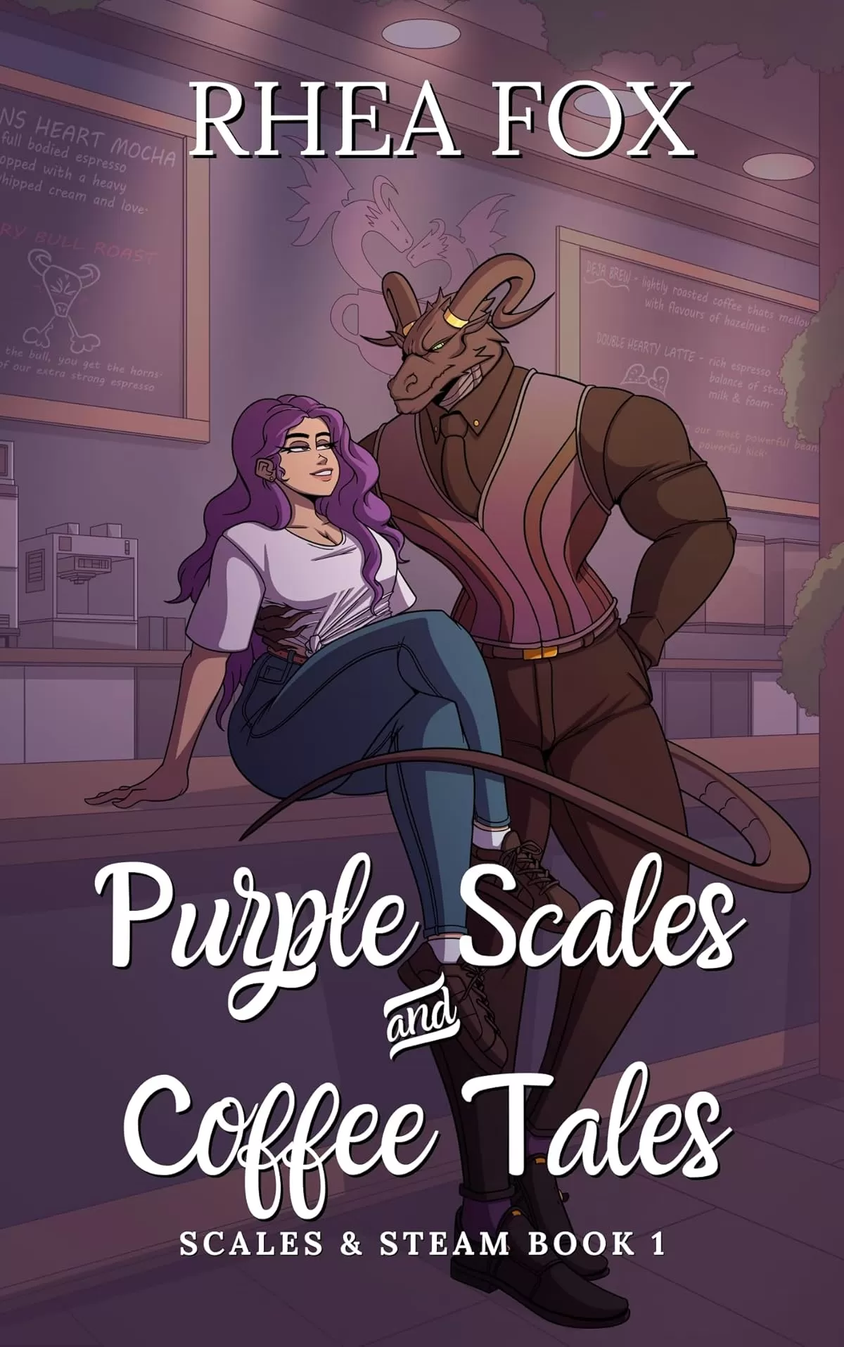 Purple Scales & Coffee Tales (Scales & Steam #1) by Rhea Fox
