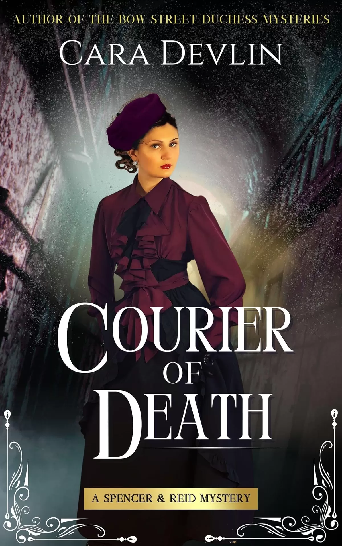 Courier of Death (Spencer & Reid Mysteries #3) by Cara Devlin