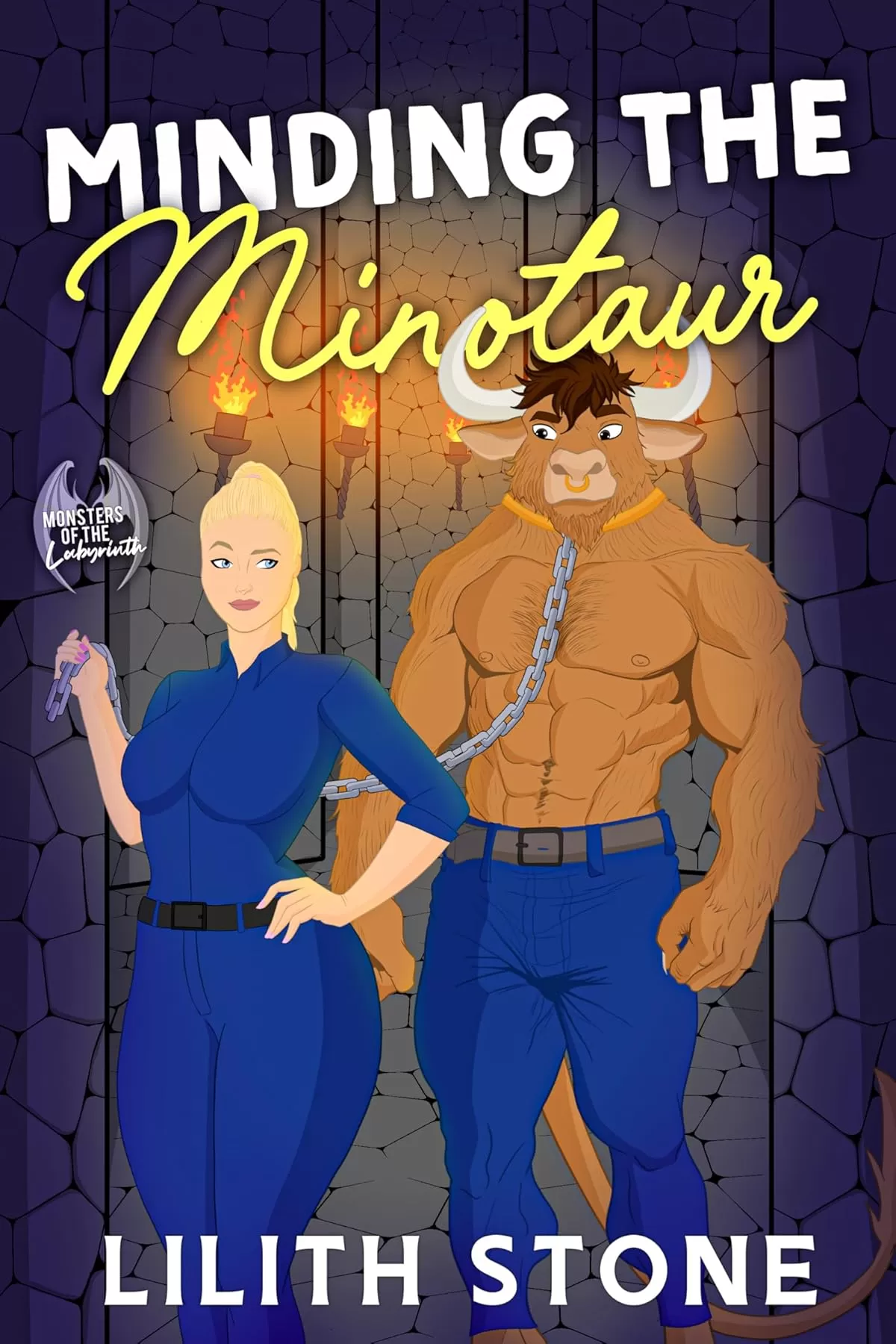 Minding The Minotaur: A Steamy Paranormal Romantasy (Monsters of the Labyrinth #1) by Lilith Stone