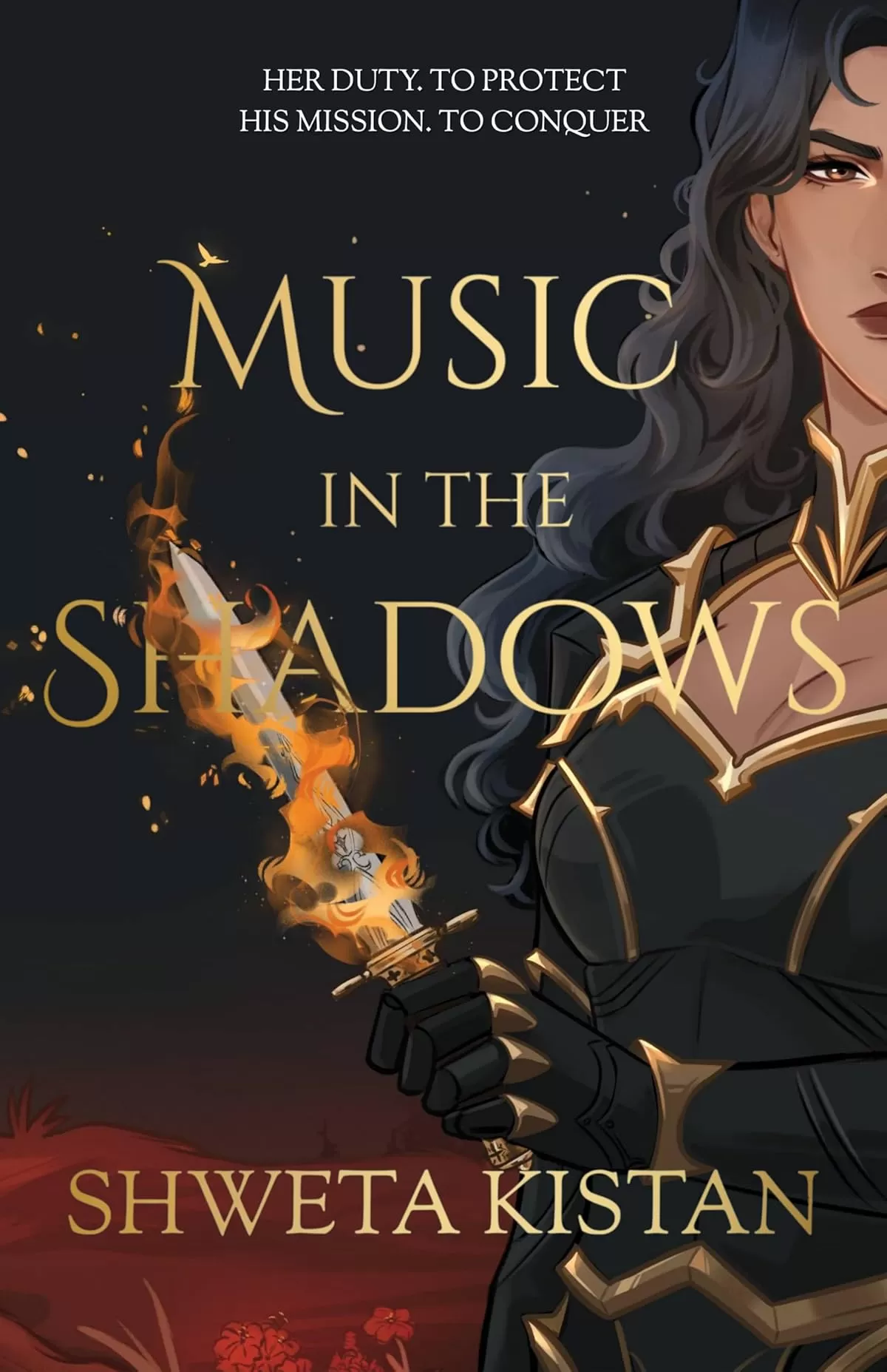 MUSIC IN THE SHADOWS: A Dark Pied Piper Romantasy Retelling by Shweta Kistan