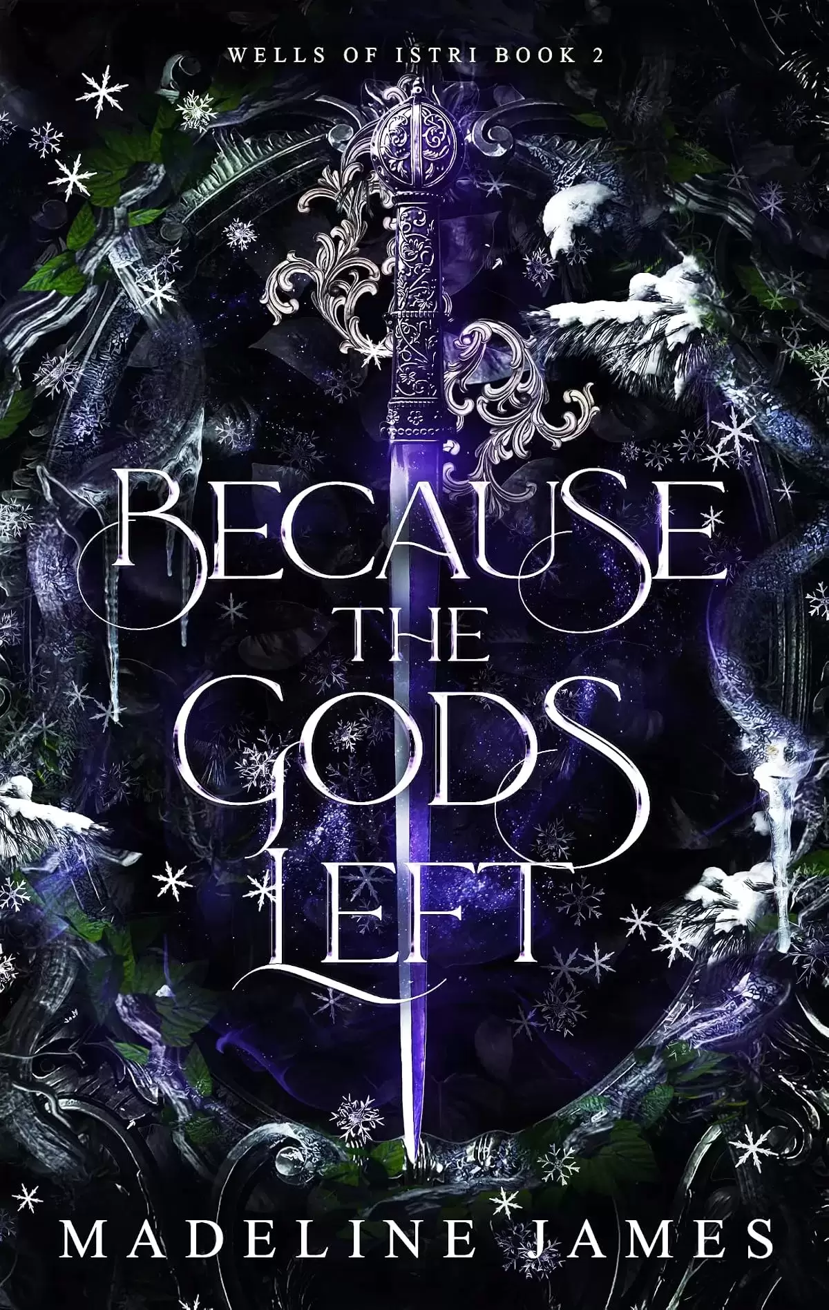 Because the Gods Left: A Dark Romantic Fantasy (Wells of Istri #2) by Madeline James