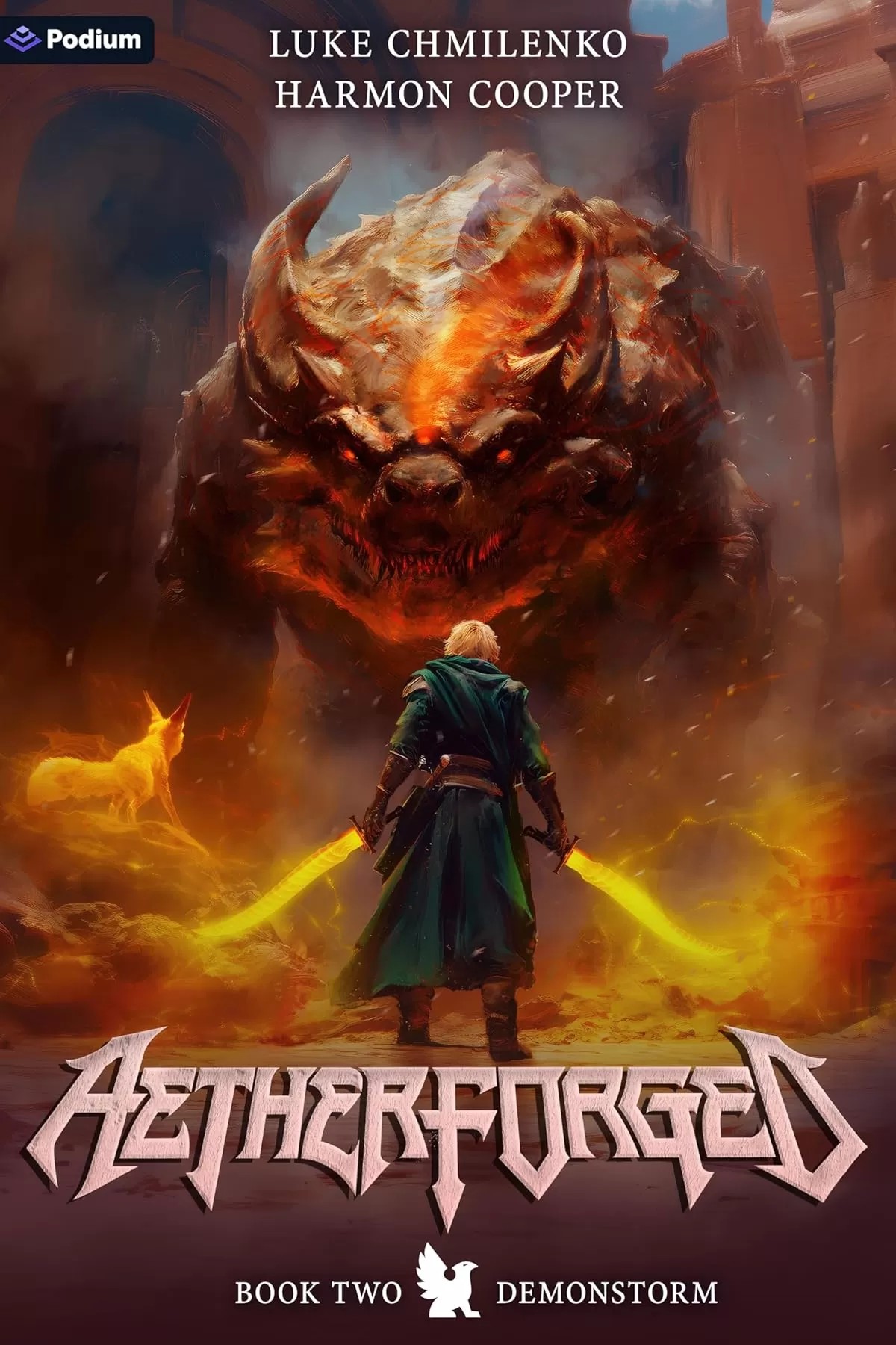 Demonstorm: A LitRPG Progression Fantasy (Aetherforged #2) by Luke Chmilenko, Harmon Cooper