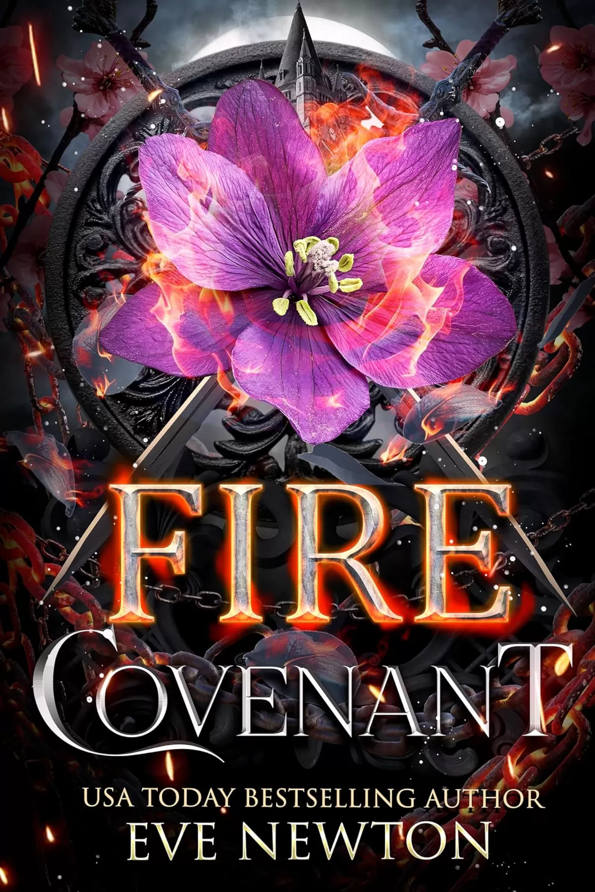 Fire Covenant: Dark Paranormal Reverse Harem (EmberGate Academy #2) by Eve Newton