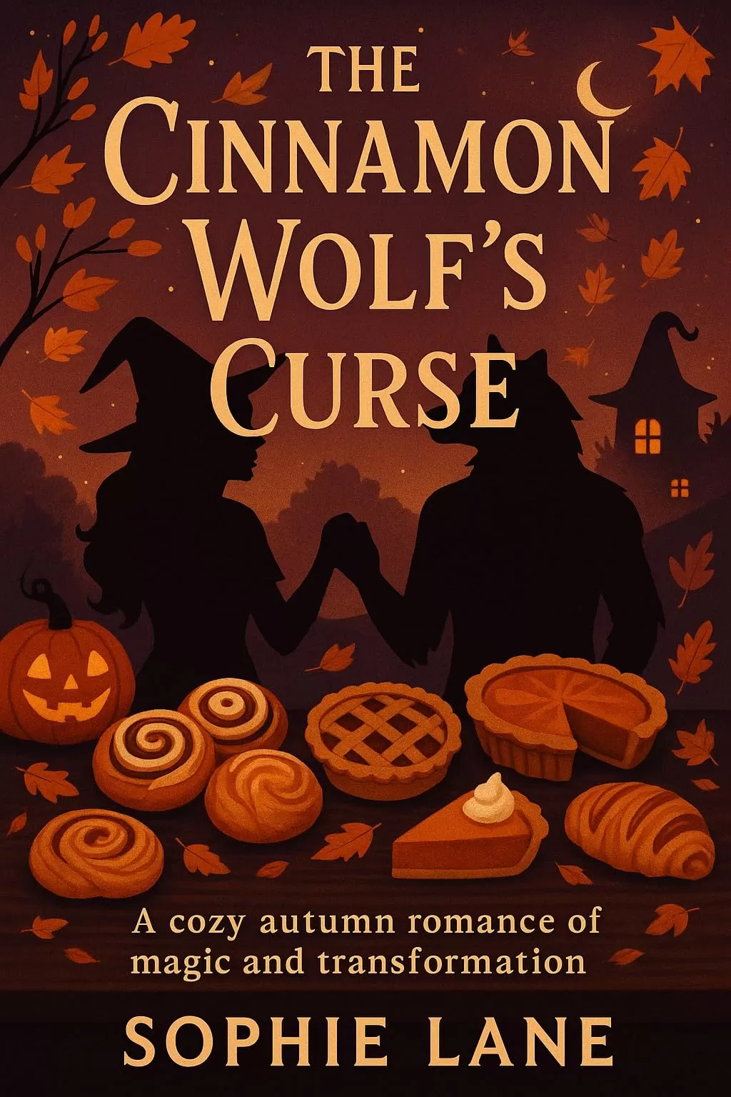 The Cinnamon Wolf's Curse: A cozy autumn romance of magic and transformation (Harvest Hollow’s Enchanted Autumn Trilogy #2) by Sophie Lane