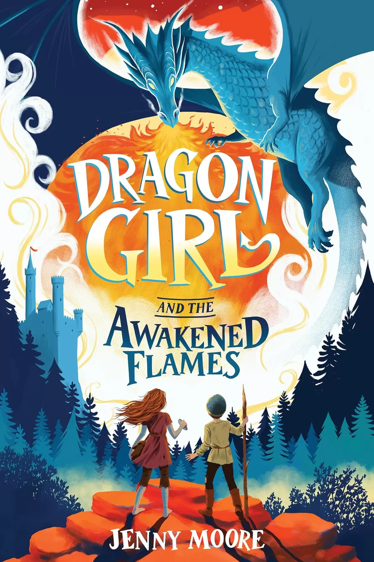 Dragon Girl and the Awakened Flames (Dragon Girl #1) by Jenny Moore