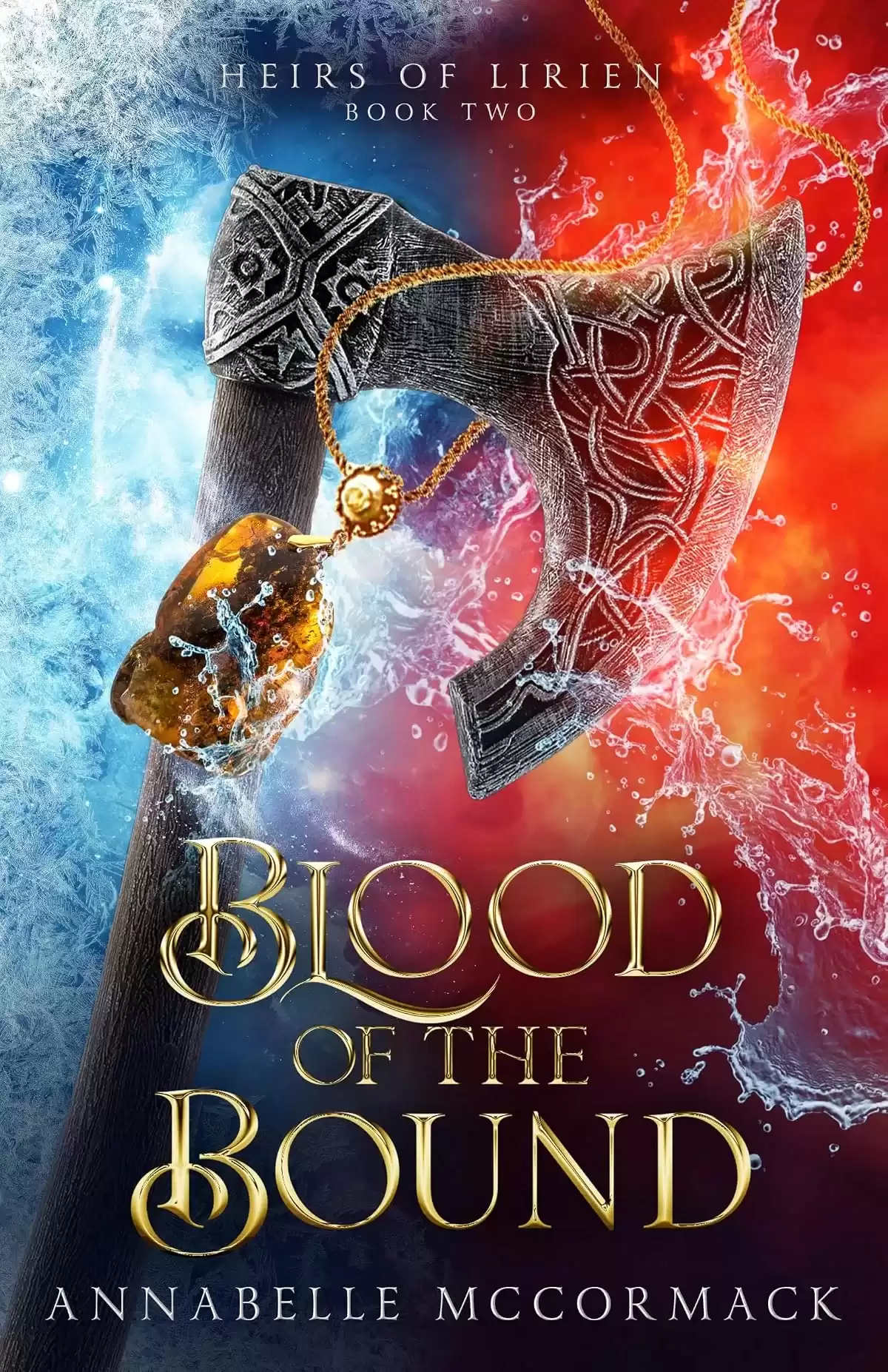 Blood of the Bound: An Enemies to Lovers Romantic Fantasy (Heirs of Lirien #2) by Annabelle McCormack