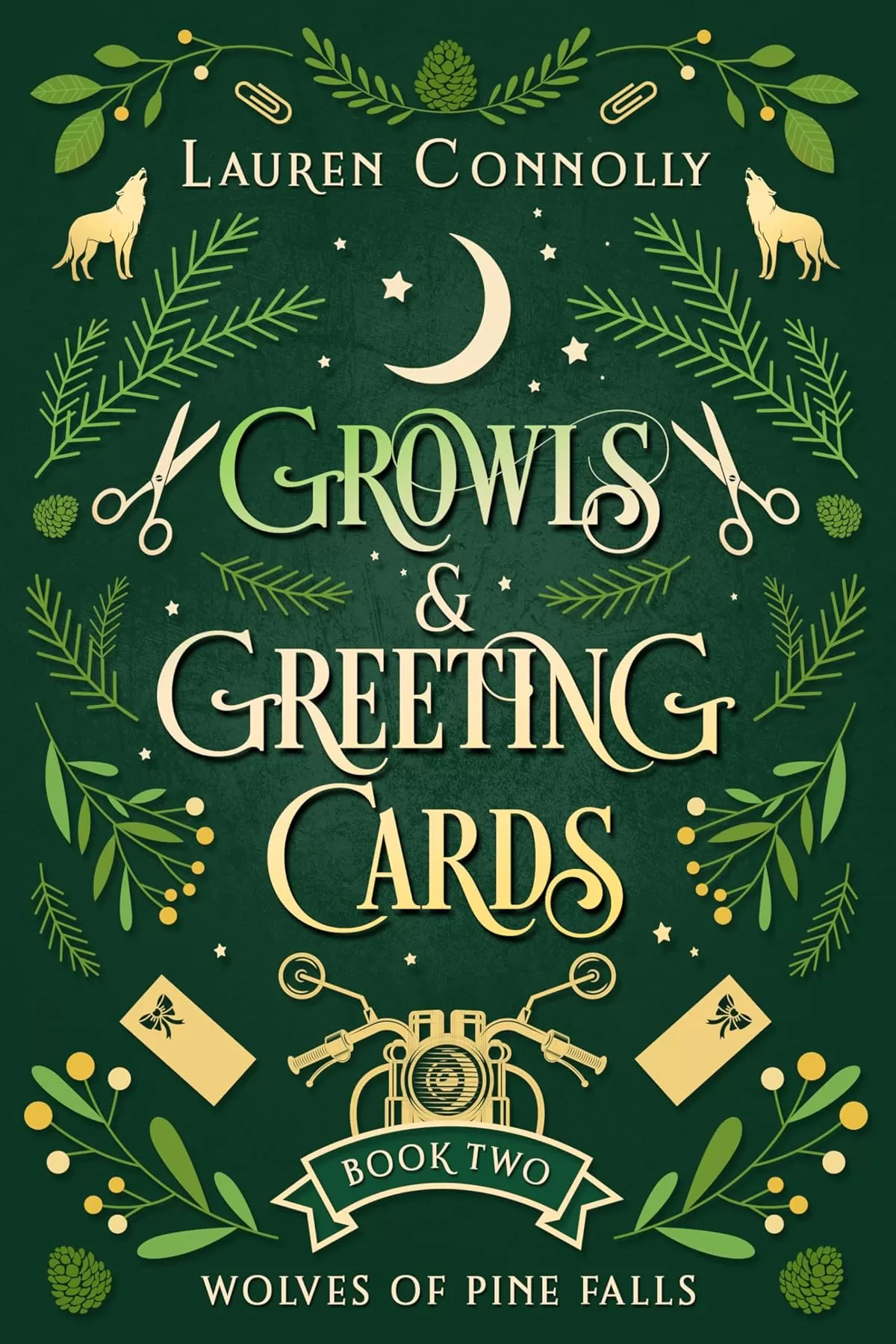 Growls & Greeting Cards (Wolves of Pine Falls #2) by Lauren Connolly
