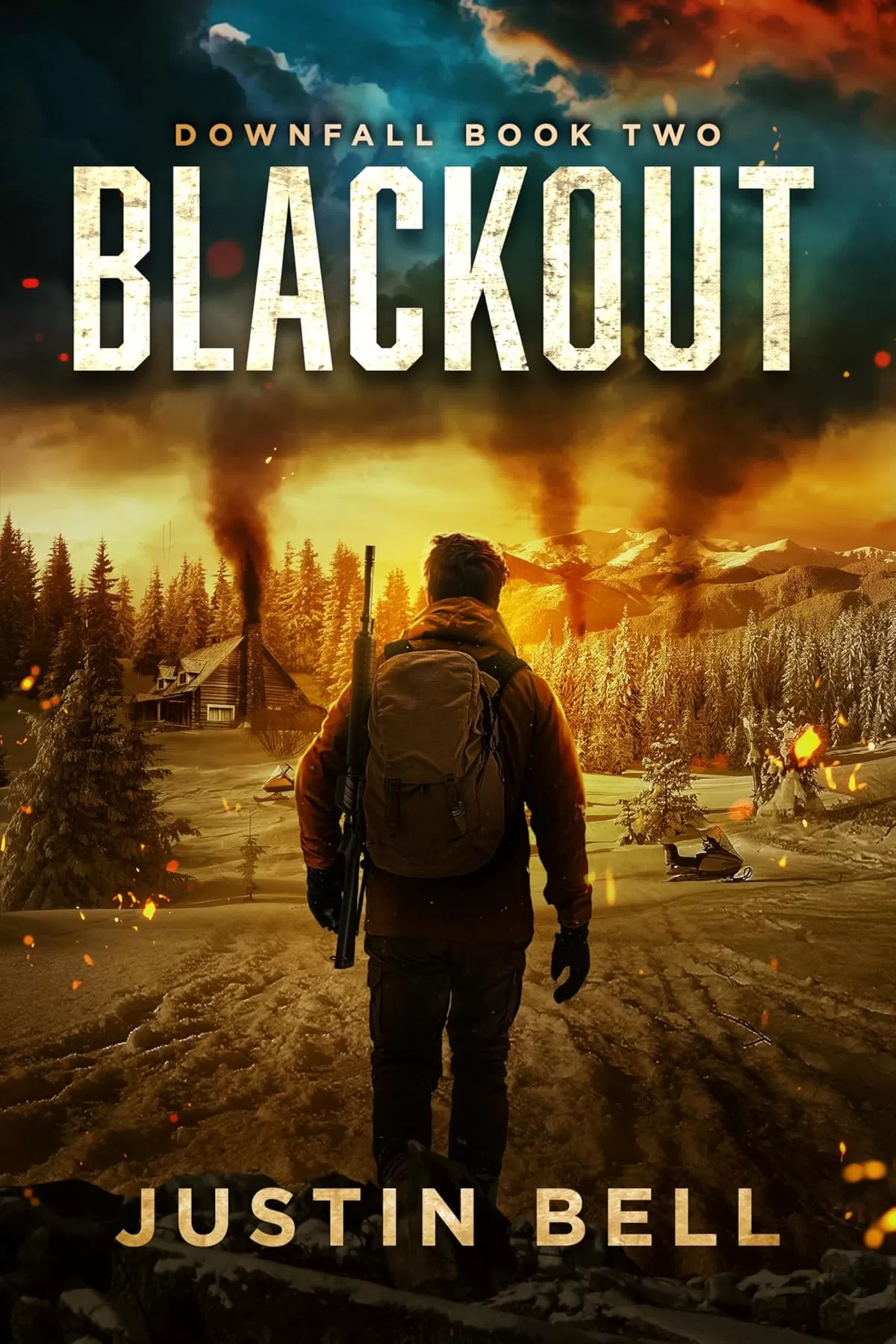 Blackout: A Post-Apocalyptic EMP Survival Thriller (Downfall #2) by Justin Bell