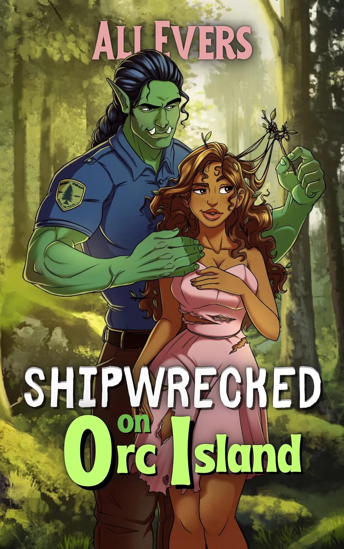 Shipwrecked on Orc Island: A Cozy Orc Romance by Ali Evers