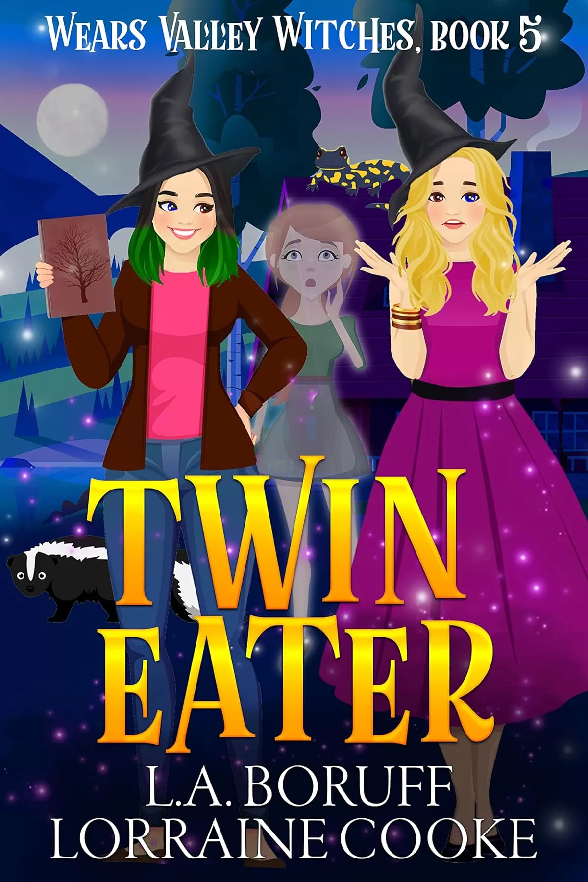 Twin Eater: A Paranormal Women's Fiction Cozy Witch Mystery (Wears Valley Witches #5) by L.A. Boruff, Lorraine Cooke