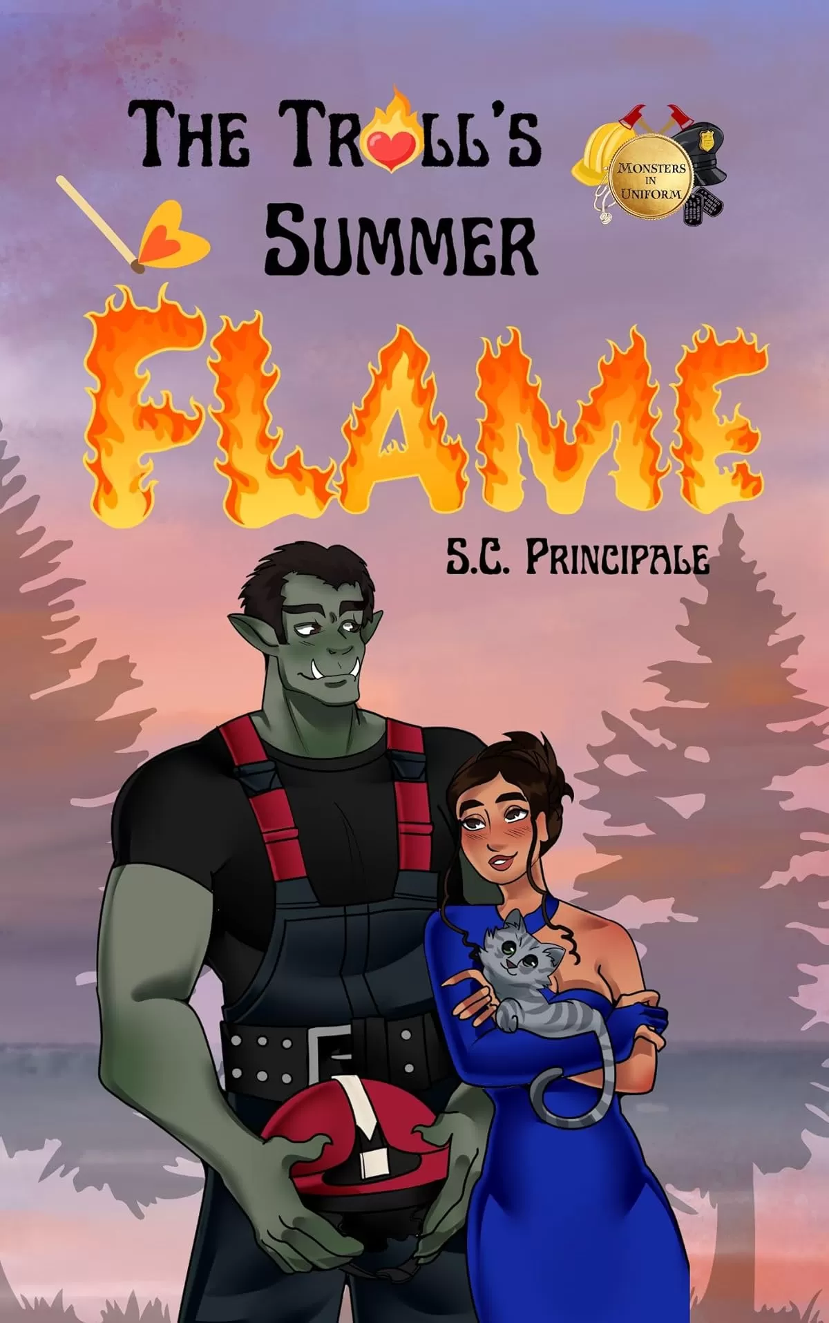 The Troll's Summer Flame: A Monsters in Uniform Romance (Monsters in Uniform Romance) by S.C. Principale
