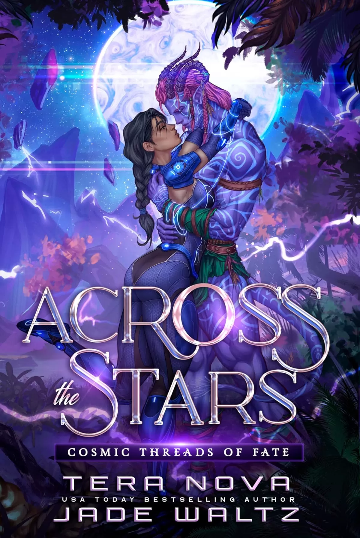 Across the Stars: An Alien Dragonrider Romance (Cosmic Threads of Fate #1) by Tera Nova