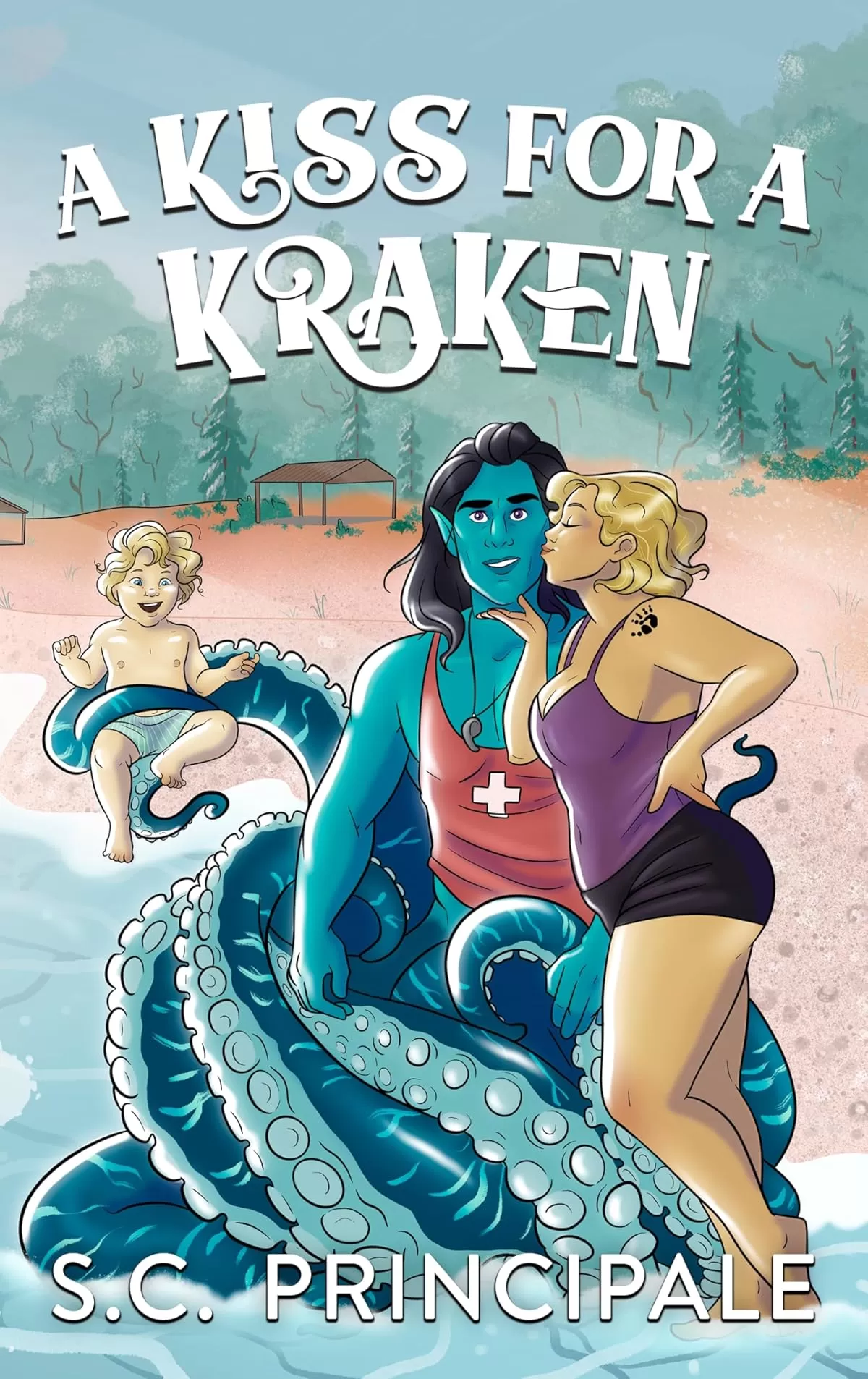 A Kiss for a Kraken (Harmony Glen) by S.C. Principale