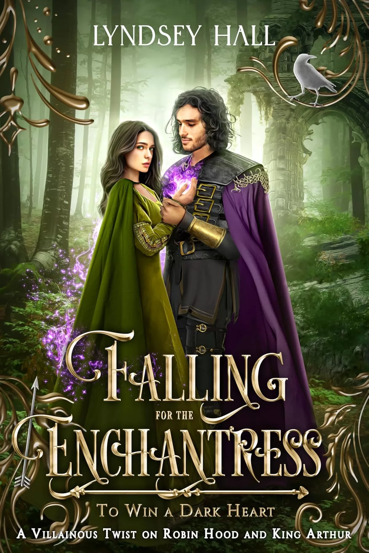 Falling for the Enchantress: A Robin Hood and King Arthur Retelling With a Twist (To Win a Dark Heart #9) by Lyndsey Hall
