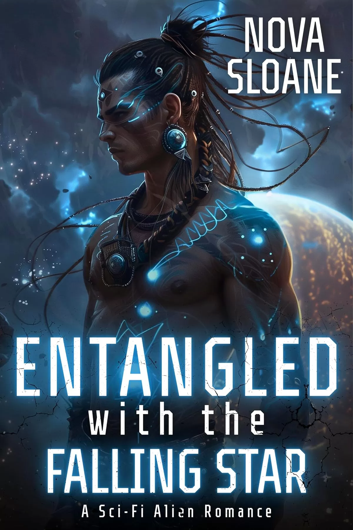 Entangled With The Falling Star: A Sci-Fi Alien Romance (Marked By The Nyari #2) by Nova Sloane