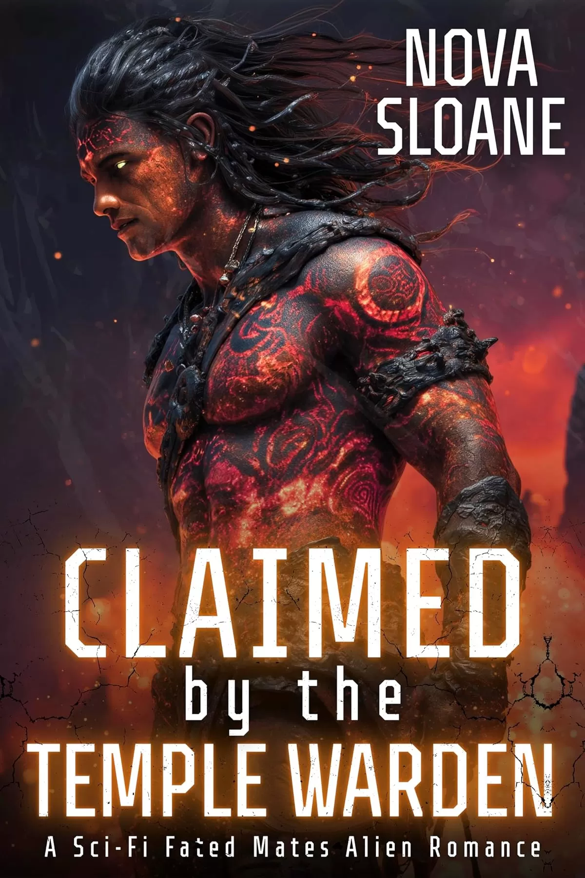 Claimed By The Temple Warden: A Sci-Fi Fated Mates Alien Romance (Mated To The Moltherra #2) by Nova Sloane