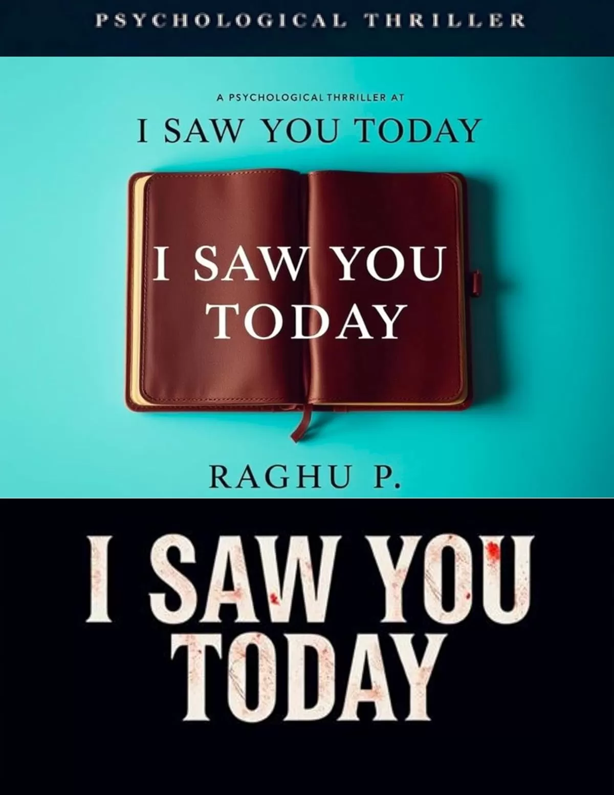 I SAW YOU TODAY: A chilling psychological thriller with jaw-dropping twists full of dark secrets, unreliable memories and a shocking twist. by Raghu P