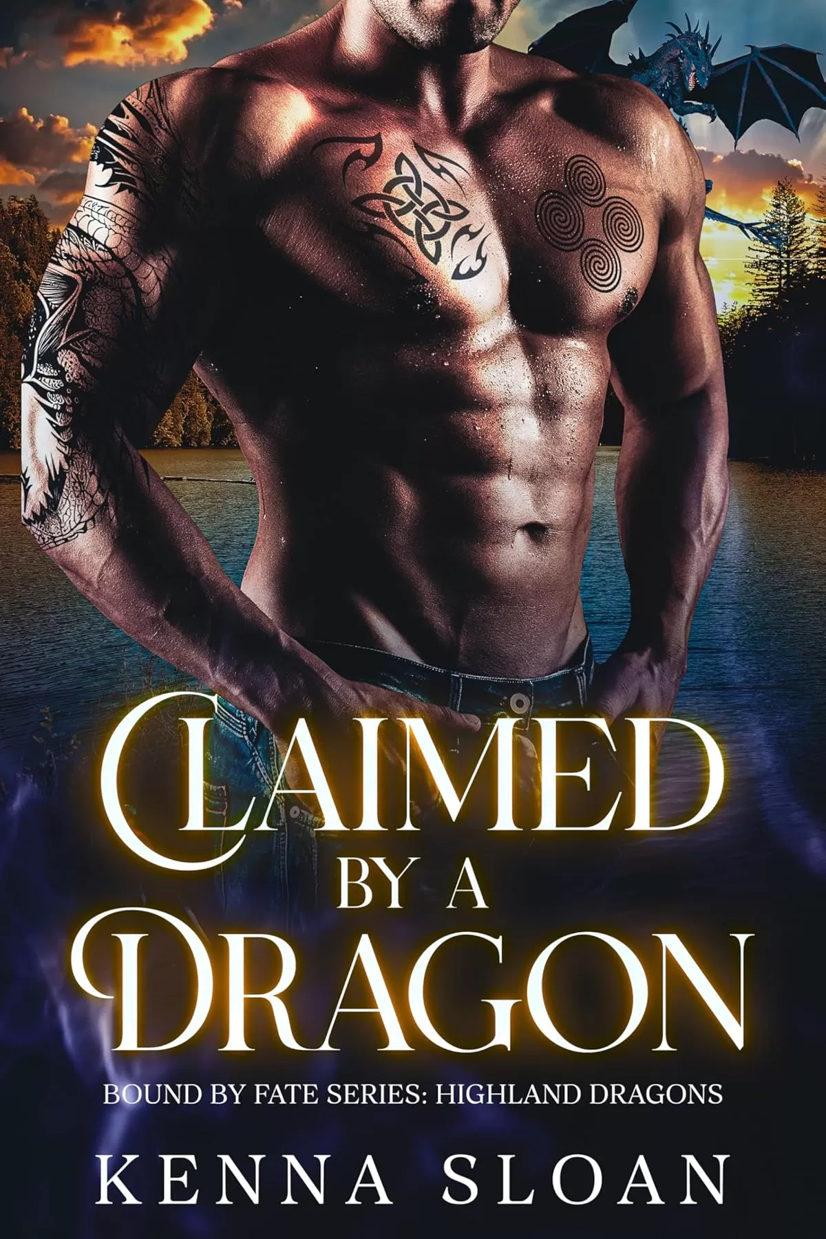 Claimed by a Dragon (Bound by Fate series: Highland Dragons #3) by Kenna Sloan