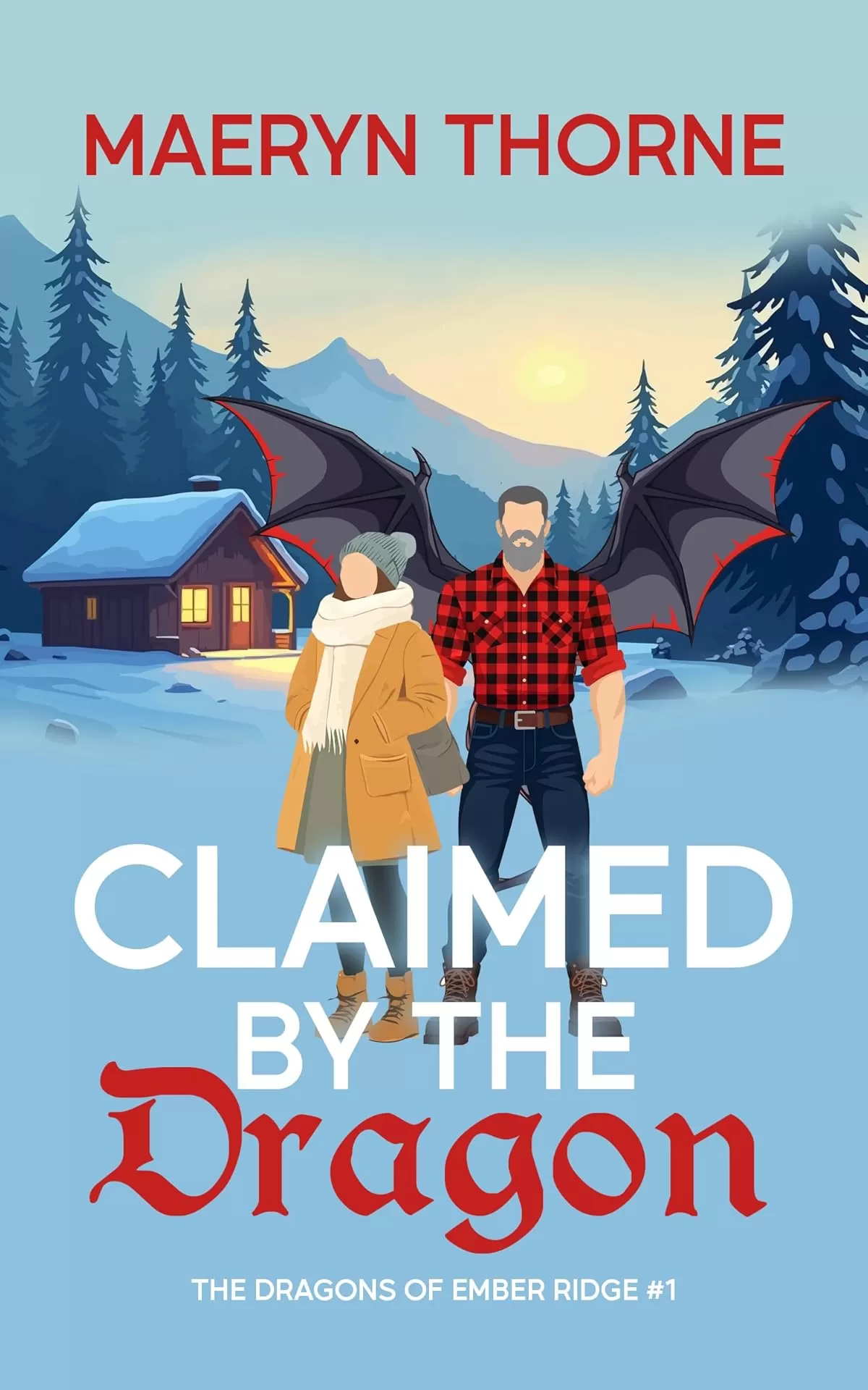 Claimed by the Dragon: A Cozy Fated Mates Dragon Shifter Instalove Romance (The Dragons of Ember Ridge #1) by Maeryn Thorne