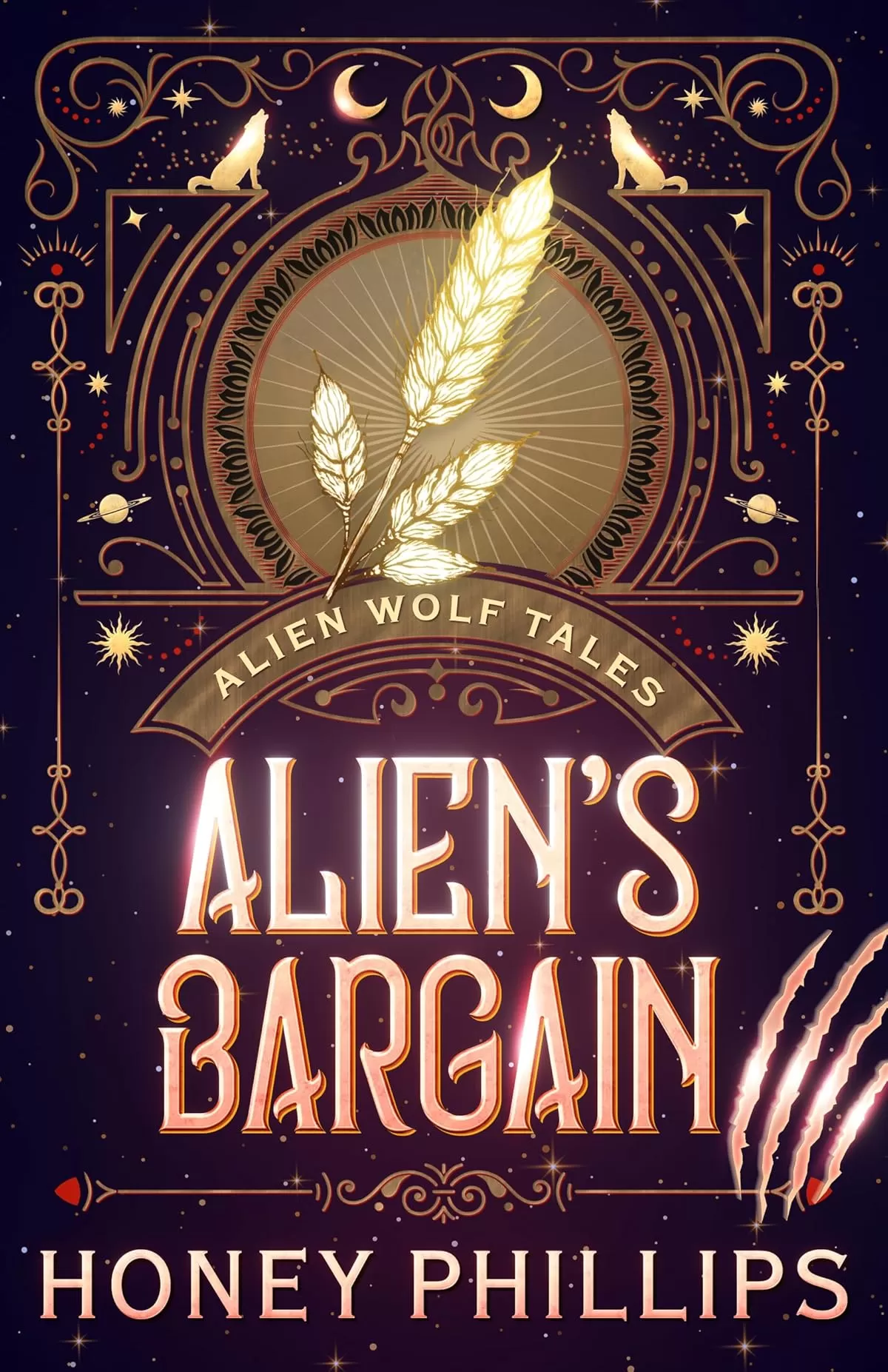Alien's Bargain: An Alien Shifter Romance (Alien Wolf Tales #6) by Honey Phillips