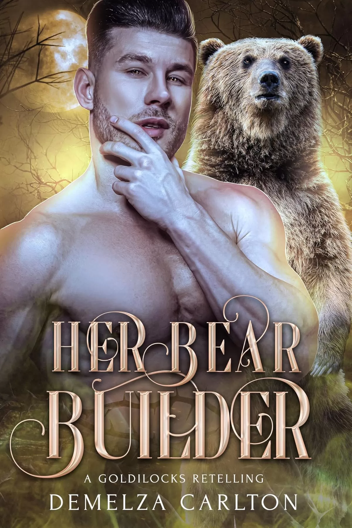 Her Bear Builder: A Goldilocks Retelling (Fated Mates of Mirror Academy Romantasy Series #5) by Demelza Carlton