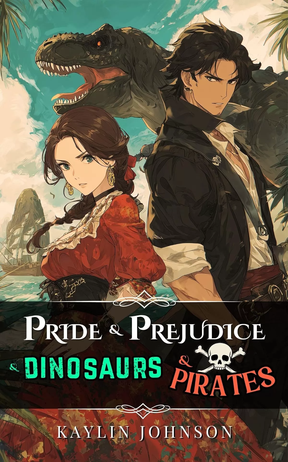 Pride & Prejudice & Dinosaurs & Pirates (Pride and Prejudice and Dinosaurs #2) by Kaylin Johnson
