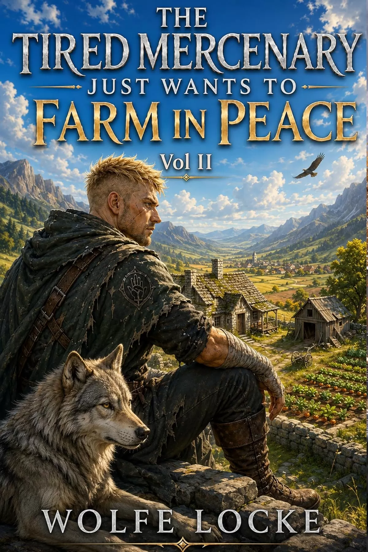 The Tired Mercenary Just Wants to Farm in Peace: Vol II, A Slice-of-Life Adventure (Seneca Farm #2) by Wolfe Locke
