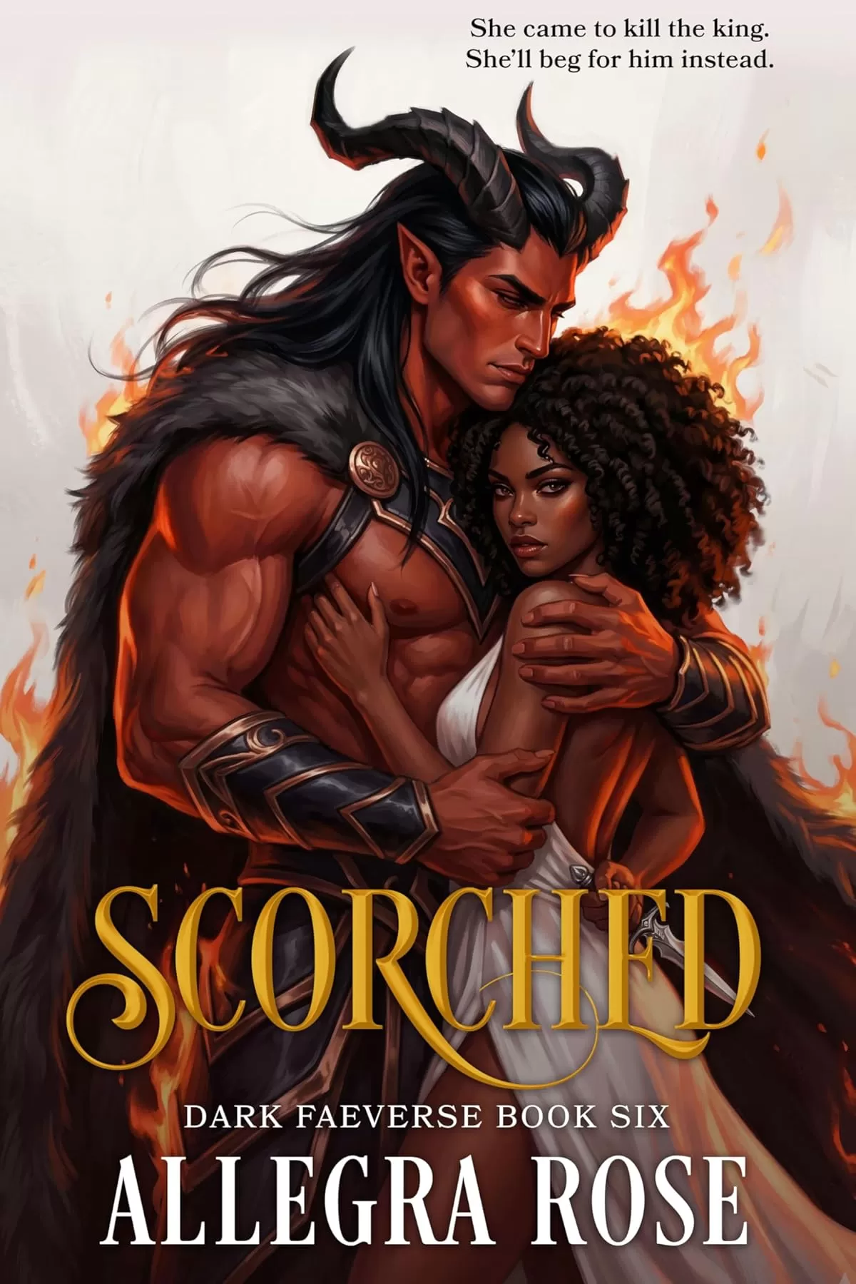SCORCHED: Dark Omegaverse Romantasy (Dark Faeverse #6) by Allegra Rose