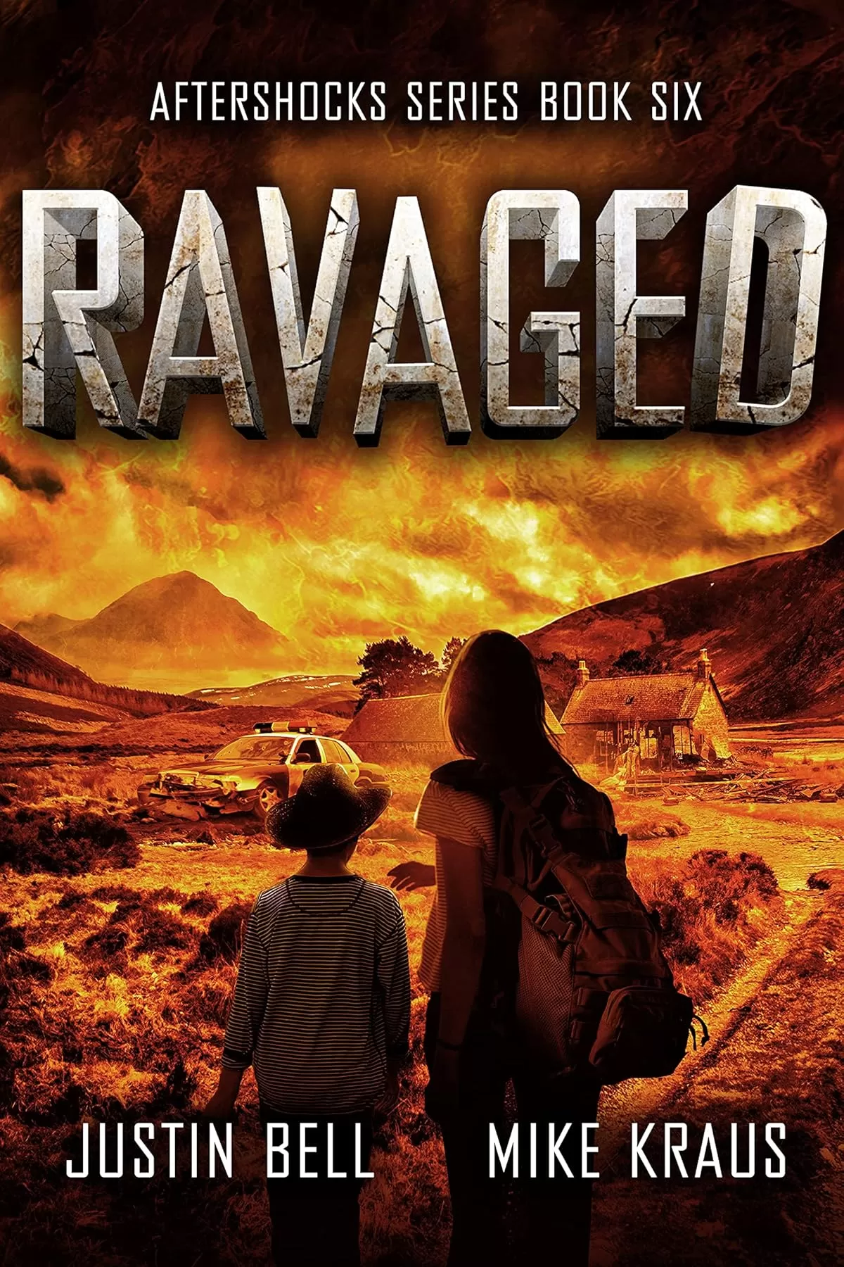 Ravaged (Aftershocks #6) by Justin Bell, Mike Kraus