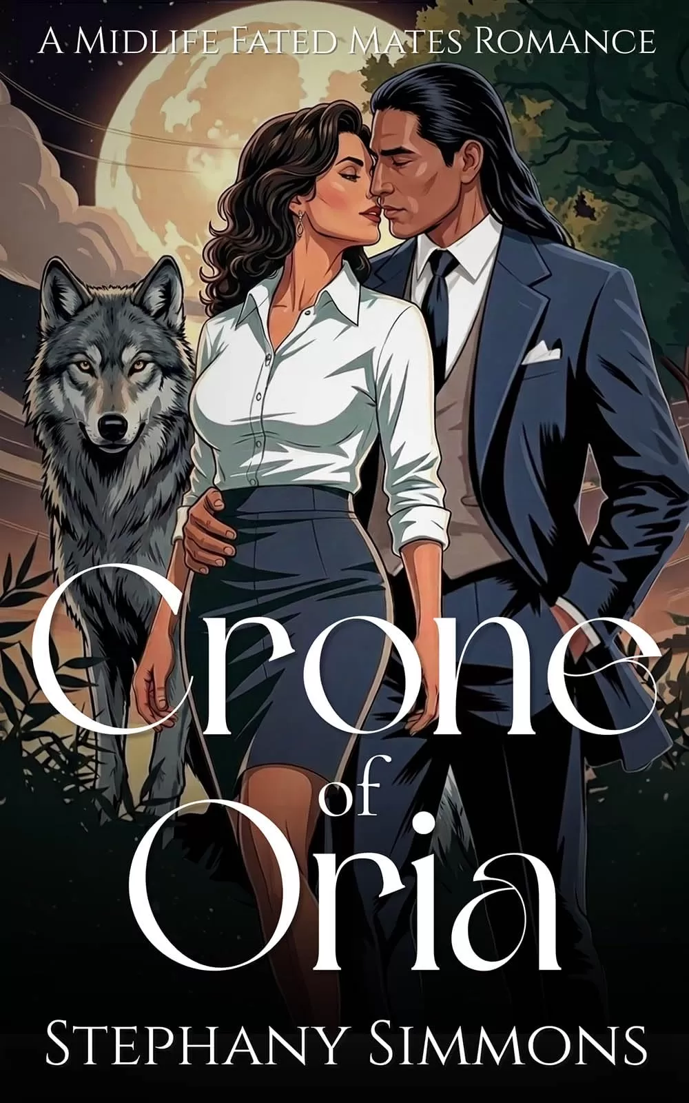 Crone of Oria: A Midlife Fated Mates Romance (Oria-verse) by Stephany Simmons