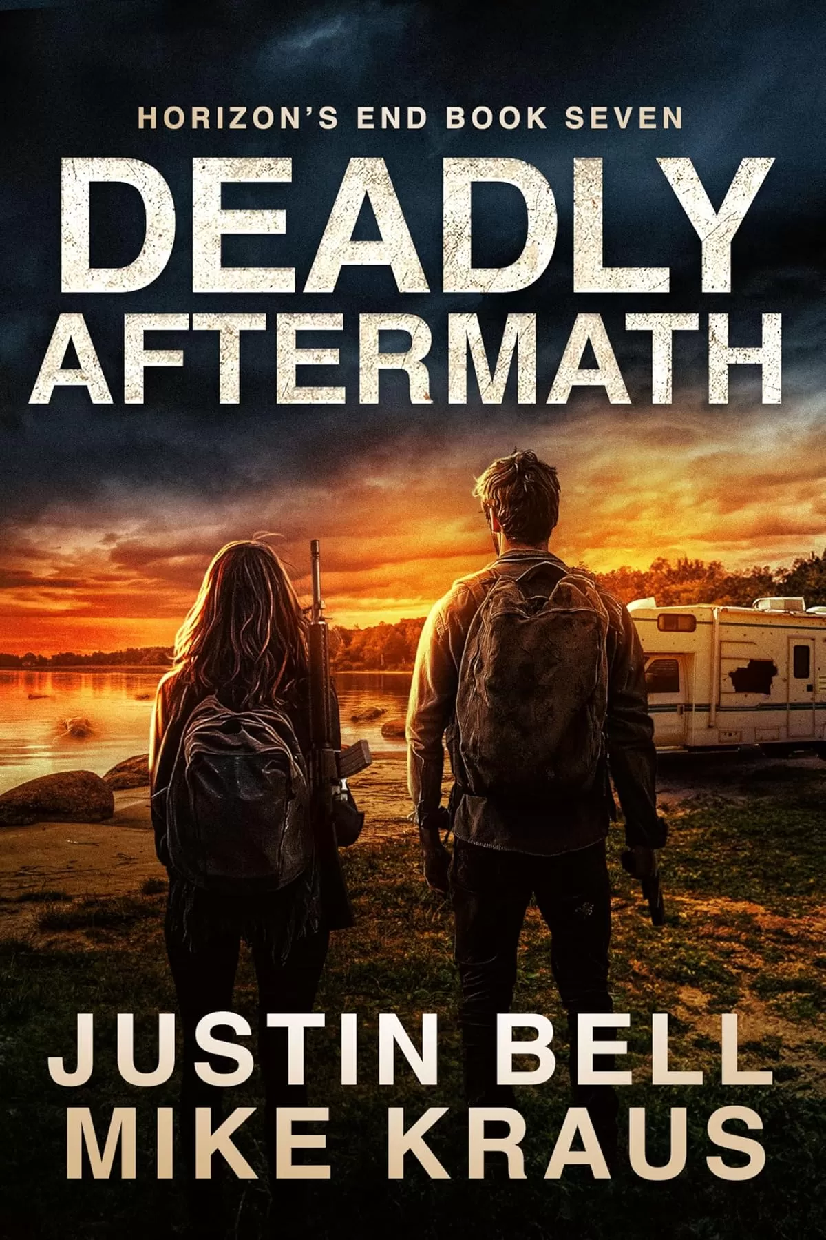 Deadly Aftermath (Horizon's End #7) by Justin Bell, Mike Kraus