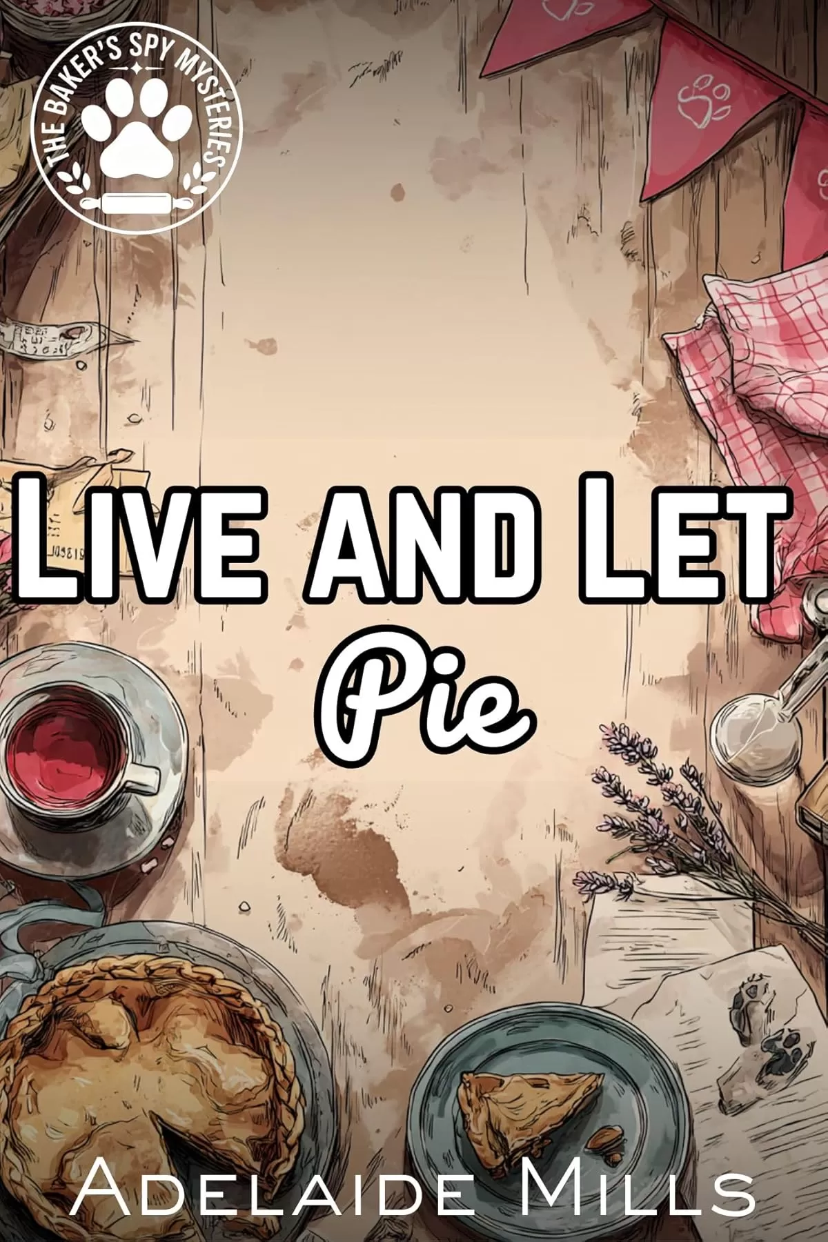 Live and Let Pie: A British Senior Sleuth Cozy Mystery (The Baker's Spy Mysteries #2) by Adelaide Mills