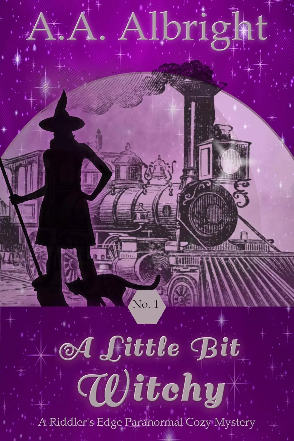 A Little Bit Witchy (A Riddler's Edge Cozy Mystery #1) by A.A. Albright